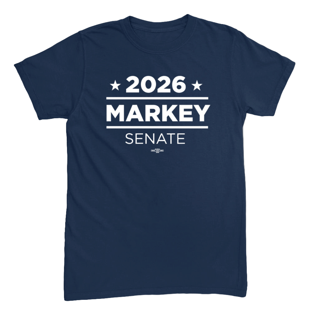 Navy 2026 Markey for Senate Tee